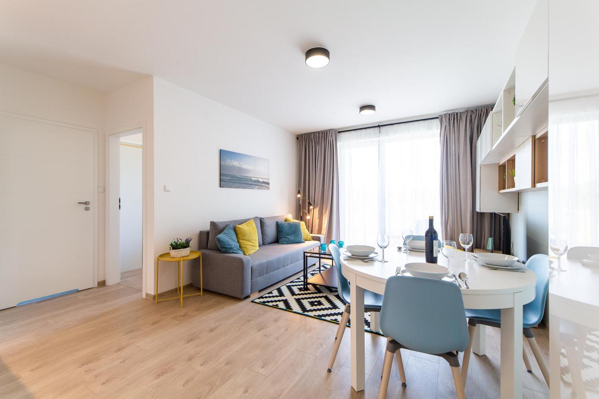Feniks Spa Apartments 10 By Jantar Apartamenty Kolobrzeg Oda fotoğraf